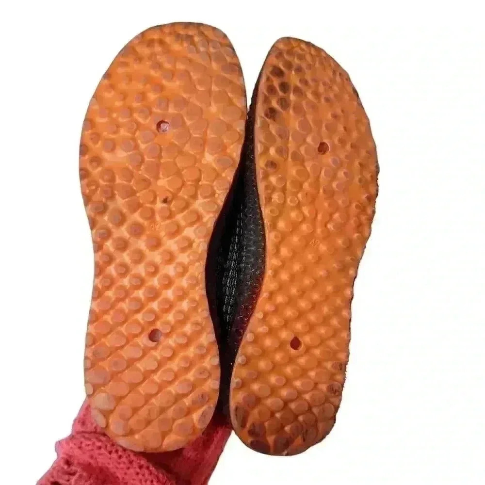 Unisex Running Athletic Shoes Sneakers Lace Up Sport Black White Size 42 - Picture 9 of 9